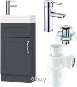 BELOFAY 400mm Under Sink Bathroom Cabinet Floor Standing Storage Vanity Unit