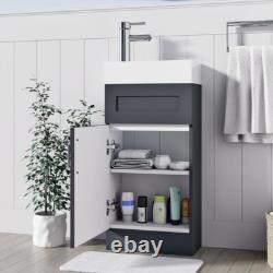 BELOFAY 400mm Under Sink Bathroom Cabinet Floor Standing Storage Vanity Unit