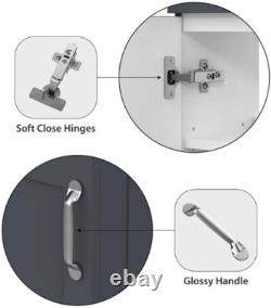 BELOFAY 400mm Under Sink Bathroom Cabinet Floor Standing Storage Vanity Unit