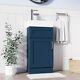 Belofay Crawley Blue 400mm Floor Standing Bathroom Vanity Unit With Basin