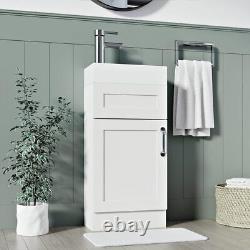 BELOFAY Crawley White Floor Standing Bathroom Vanity Unit With Ceramic Basin