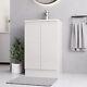 Belofay Denvor White 500mm Floor Standing Bathroom Vanity Unit With Basin