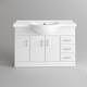 Basin Vanity Unit Sink Cabinet Bathroom Storage Furniture 1200mm White Gloss