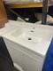 Bathroom 2 Door Basin Vanity Unit White