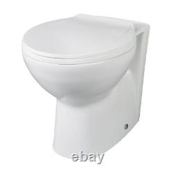 Bathroom 900mm Basin Vanity Combination WC Unit & Toilet Modern Cloakroom Pack