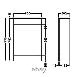 Bathroom 900mm Basin Vanity Combination WC Unit & Toilet Modern Cloakroom Pack