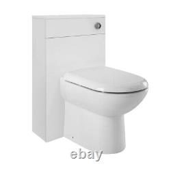 Bathroom 950mm Vanity Unit Sink Basin Linton Back to Wall Toilet Furniture Suite