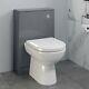 Bathroom Basin Sink Vanity Toilet Concealed Cistern Unit White Grey Charcoal