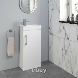 Bathroom Basin Sink Vanity Unit Furniture 1 TH Floor Standing Wall Hung 400mm