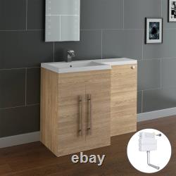 Bathroom Basin Sink Vanity Unit Storage Cabinet Furniture Left Right BTW Toilet