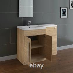 Bathroom Basin Sink Vanity Unit Storage Cabinet Furniture Left Right BTW Toilet