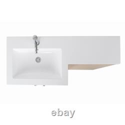 Bathroom Basin Sink Vanity Unit Storage Cabinet Furniture Left Right BTW Toilet