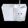 Bathroom Basin Sink White Vanity Wc Unit Furniture Cabinet Lh Rh 1100mm