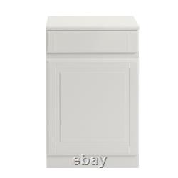 Bathroom Basin Vanity Unit Mirror Cabinet Traditional Furniture Toilet Ivory