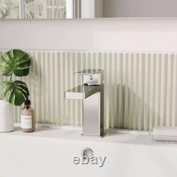 Bathroom Basin Vanity Unit & Sink Modern 420mm Single Door Cabinet & Tap Option