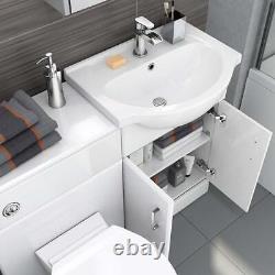 Bathroom Cabinet Vanity Unit Sink Basin Storage Cupboard 1048mm Furniture