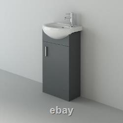 Bathroom Cabinet Vanity Unit Sink Basin Storage Mini Cloakroom 400mm Furniture