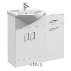 Bathroom Cabinet Vanity Unit Sink Basin Storage Set Laundry 900mm Furniture