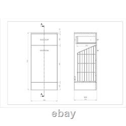 Bathroom Cabinet Vanity Unit Sink Basin Storage Set Laundry 900mm Furniture