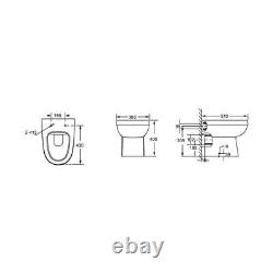 Bathroom Cabinet Vanity Unit Sink Basin Storage Toilet Pan Cistern Set 1200