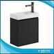 Bathroom Cabinet Vanity Unit Sink Basin Storage Wall Hung Cloakroom Right 400mm