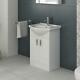 Bathroom Cloakroom Vanity Unit Basin Sink Cupboard Cabinet 400, 450, 550, 600mm