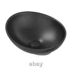 Bathroom Cloakroom Vanity Unit Countertop Wash Basin Wall Hung Wood 500mm