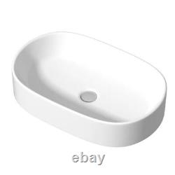Bathroom Cloakroom Vanity Unit Wash Countertop Basin Storage Cabinet Grey 800mm