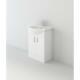 Bathroom Furniture Vanity Basin Cabinet Storage Sink Unit Gloss White 550mm