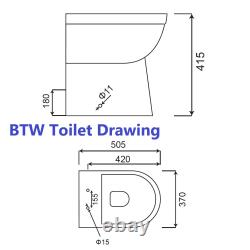 Bathroom L-Shape LH/RH Vanity Unit Basin Sink BTW Toilet Cistern Furniture Set