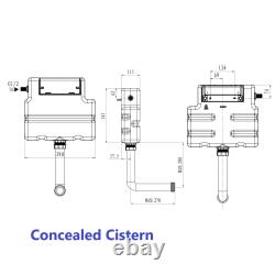 Bathroom L-Shape LH/RH Vanity Unit Basin Sink BTW Toilet Cistern Furniture Set