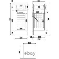 Bathroom Laundry Unit Cabinet White Gloss Soft Close Door Modern Furniture MDF