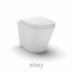 Bathroom Left Hand Grey Basin Vanity Unit WC BTW Toilet 1100mm Aric