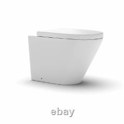 Bathroom Left Hand Grey Basin Vanity Unit WC BTW Toilet 1100mm Aric