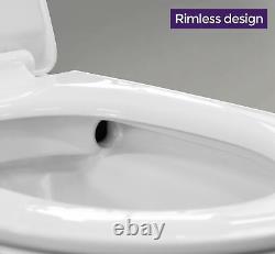 Bathroom Left Hand Grey Basin Vanity Unit WC BTW Toilet 1100mm Aric