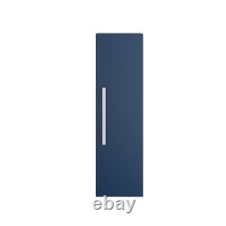 Bathroom Matt Navy Blue Furniture Suite Basin BTW Toilet LH RH Vanity Unit New