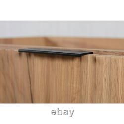 Bathroom Set with 2-Shelf Cabinet Vanity Unit and 80cm Basin in Craft Oak