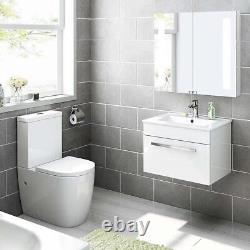 Bathroom Sink Cabinet Vanity Unit Basin Storage Furniture Free Standing Wall