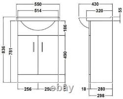 Bathroom Suite 1700mm Straight Bath Close Coupled Toilet WC Basin Vanity Unit