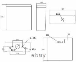 Bathroom Suite 1700mm Straight Bath Close Coupled Toilet WC Basin Vanity Unit