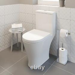 Bathroom Suite Bath 1700 Single Ended Straight Basin Sink Vanity Unit Toilet WC