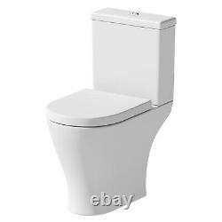 Bathroom Suite Bath 1700 Single Ended Straight Basin Sink Vanity Unit Toilet WC