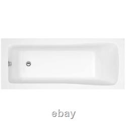 Bathroom Suite Bath Vanity Unit Sink WC Set Sophia Single Ended 1700 Furniture