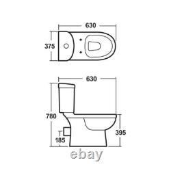 Bathroom Suite Bath Vanity Unit Sink WC Set Sophia Single Ended 1700 Furniture