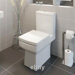 Bathroom Suite Pivot Shower Enclosure Vanity Unit Basin Sink Toilet WC 760mm