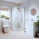 Bathroom Suite Quadrant Shower Enclosure Basin Sink Vanity Unit Toilet Wc 900mm