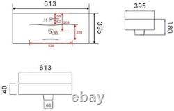 Bathroom Suite Quadrant Shower Enclosure Vanity Unit Basin Sink Toilet WC 800mm