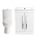 Bathroom Toilet Basin Set White Vanity Sink Close Coupled Wc Set