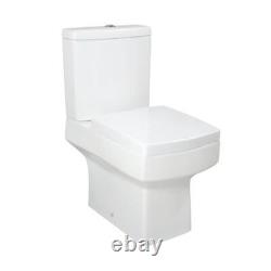 Bathroom Toilet Basin Set White Vanity Sink Storage Unit Furniture