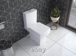 Bathroom Toilet Basin Set White Vanity Sink Storage Unit Furniture